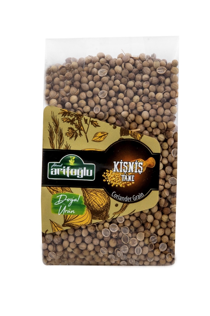 Damakta kalıcı aromasıyla organik ve doğal tane kişniş.  Arifoğlu güvencesiyle ve kampanyalı fiyatlarla hemen deneyin. Ayrıca İstanbul içi aynı gün teslim.