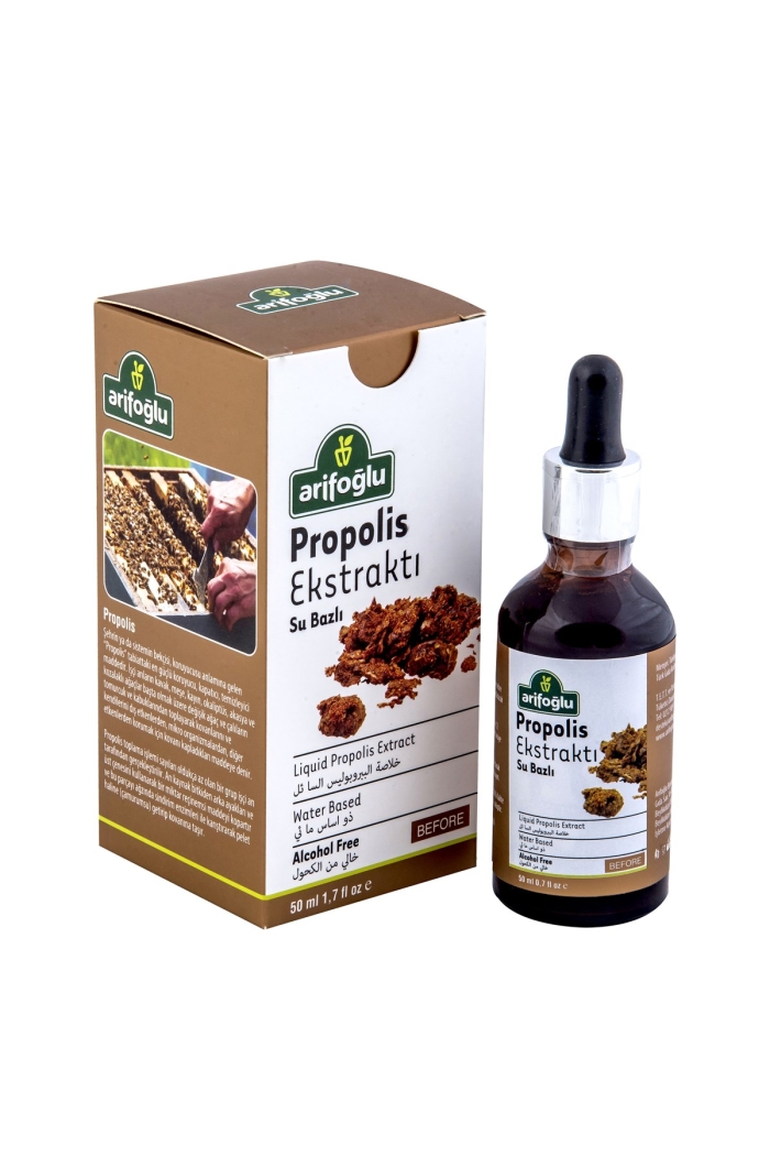 Arifoğlu kalitesiyle tamamen organik ve doğal su bazlı propolis. 10dangelsin.com'da İstanbul içine aynı gün teslim.